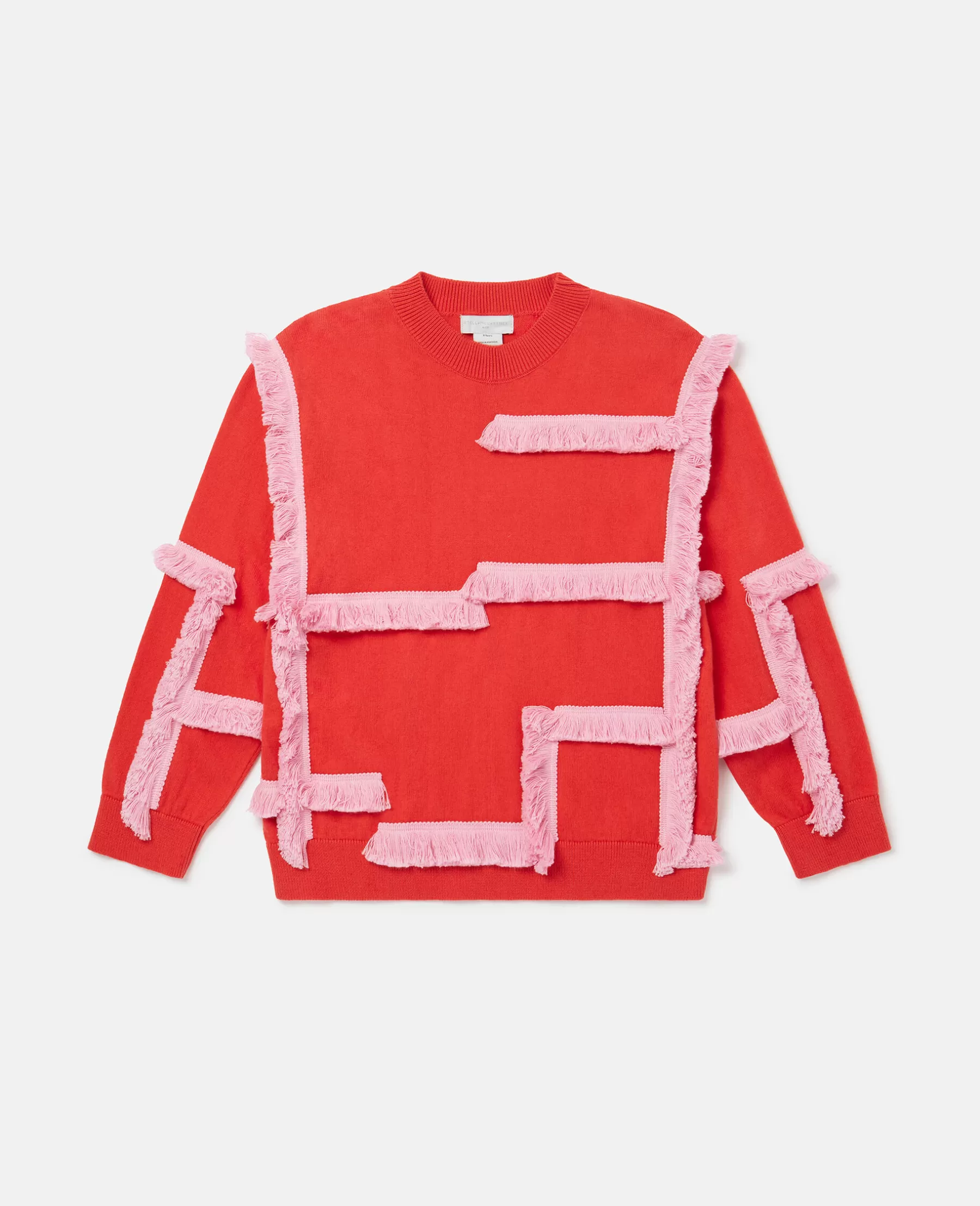 Stella McCartney Fringed Lines Jumper Best