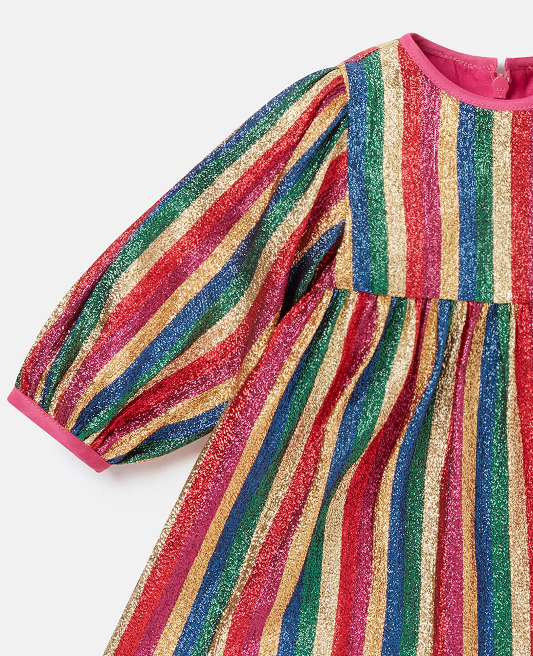 Stella McCartney Glitter Rainbow Stripe Dress Store