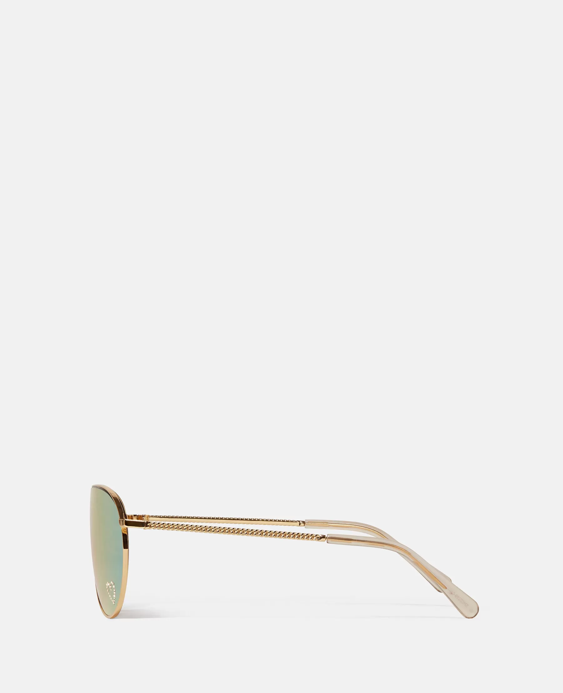 Stella McCartney Loveheart Metal Aviator Sunglasses Sale