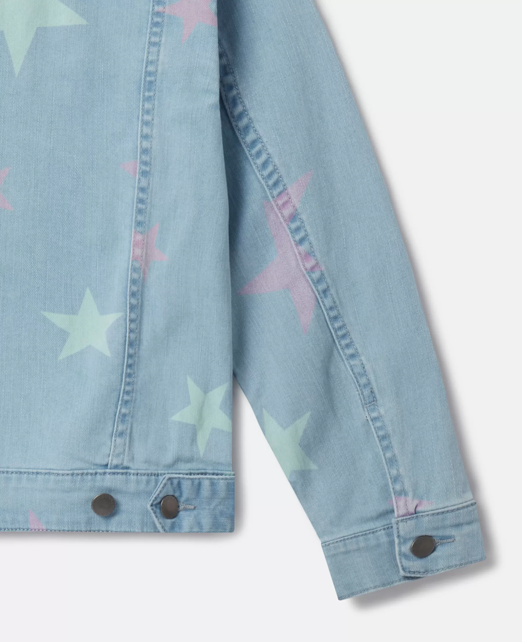 Stella McCartney Stella Star Print Denim Jacket Best Sale
